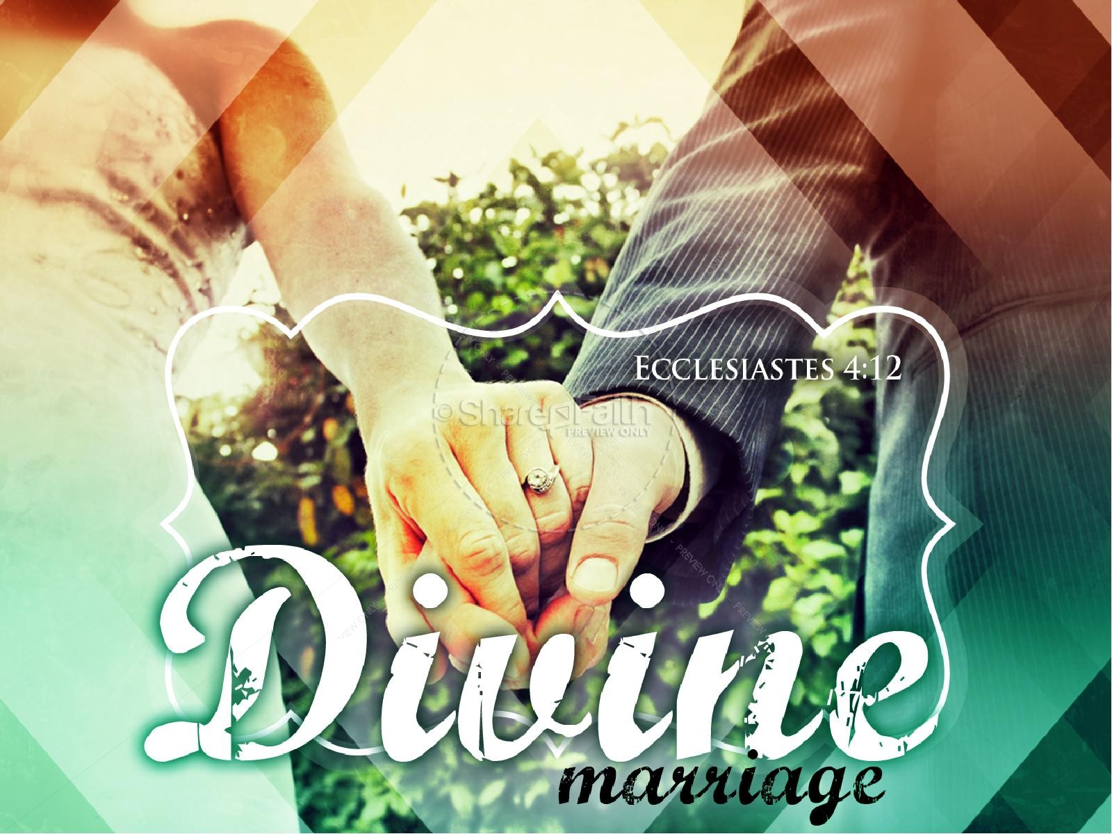 Divine Marriage PowerPoint Sermon Thumbnail 1