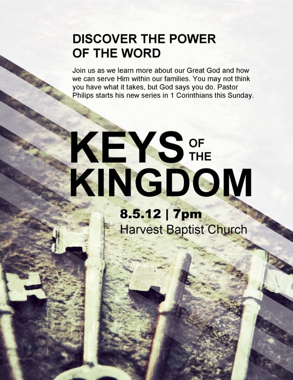 Keys of the Kingdom Flyer Template