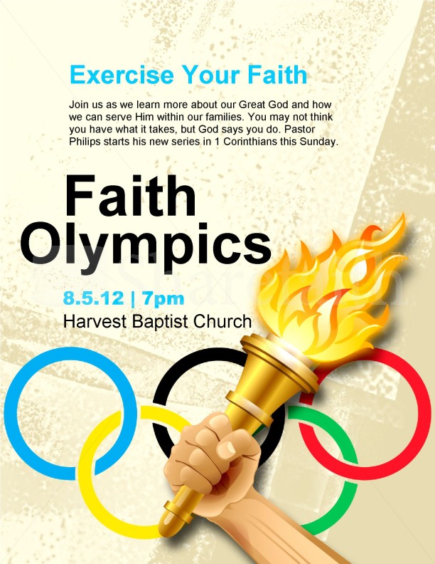 Olympics Flyer Template