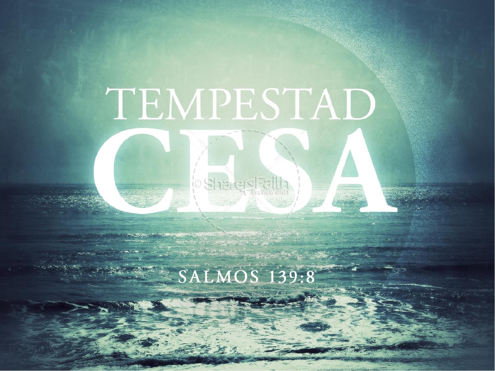 Tempestad Cesa PowerPoint Sermon Thumbnail 1