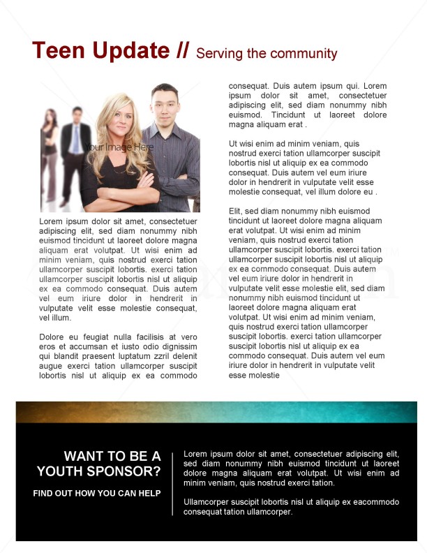 Spiritual Growth Church Newsletter Template | page 3