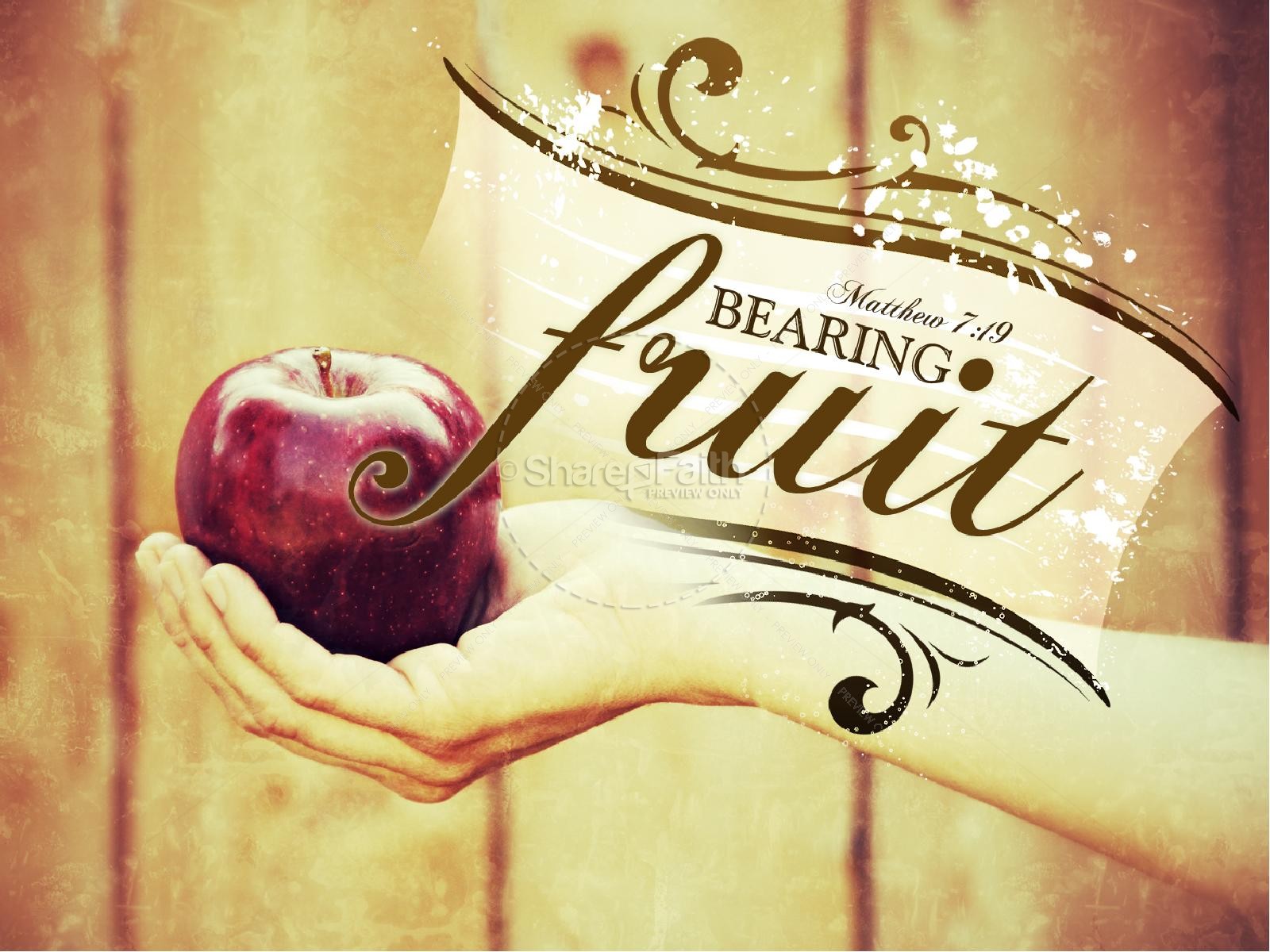 Bearing Fruit PowerPoint Sermon | slide 1