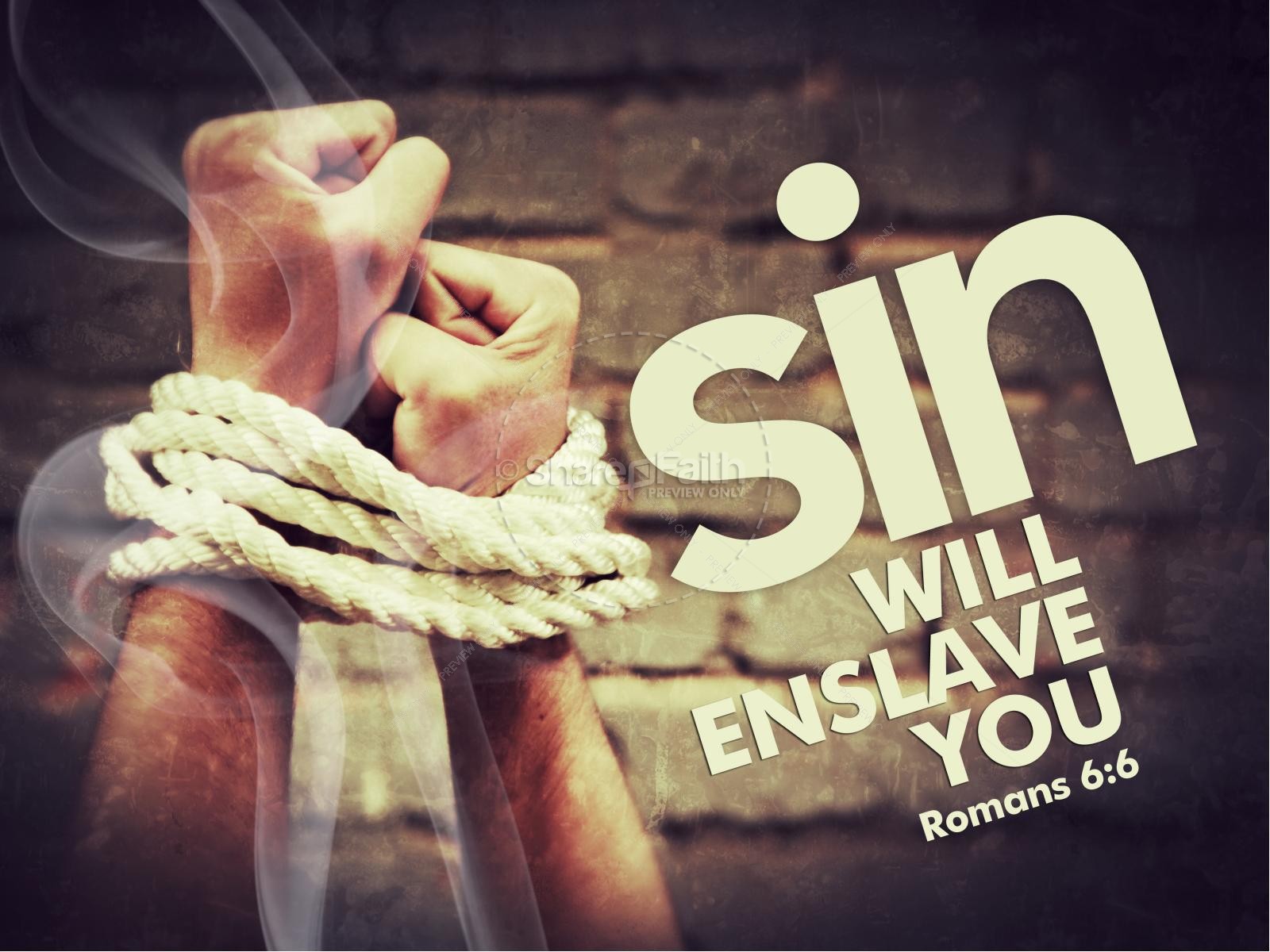 Slavery of Sin PowerPoint Sermon Thumbnail 1