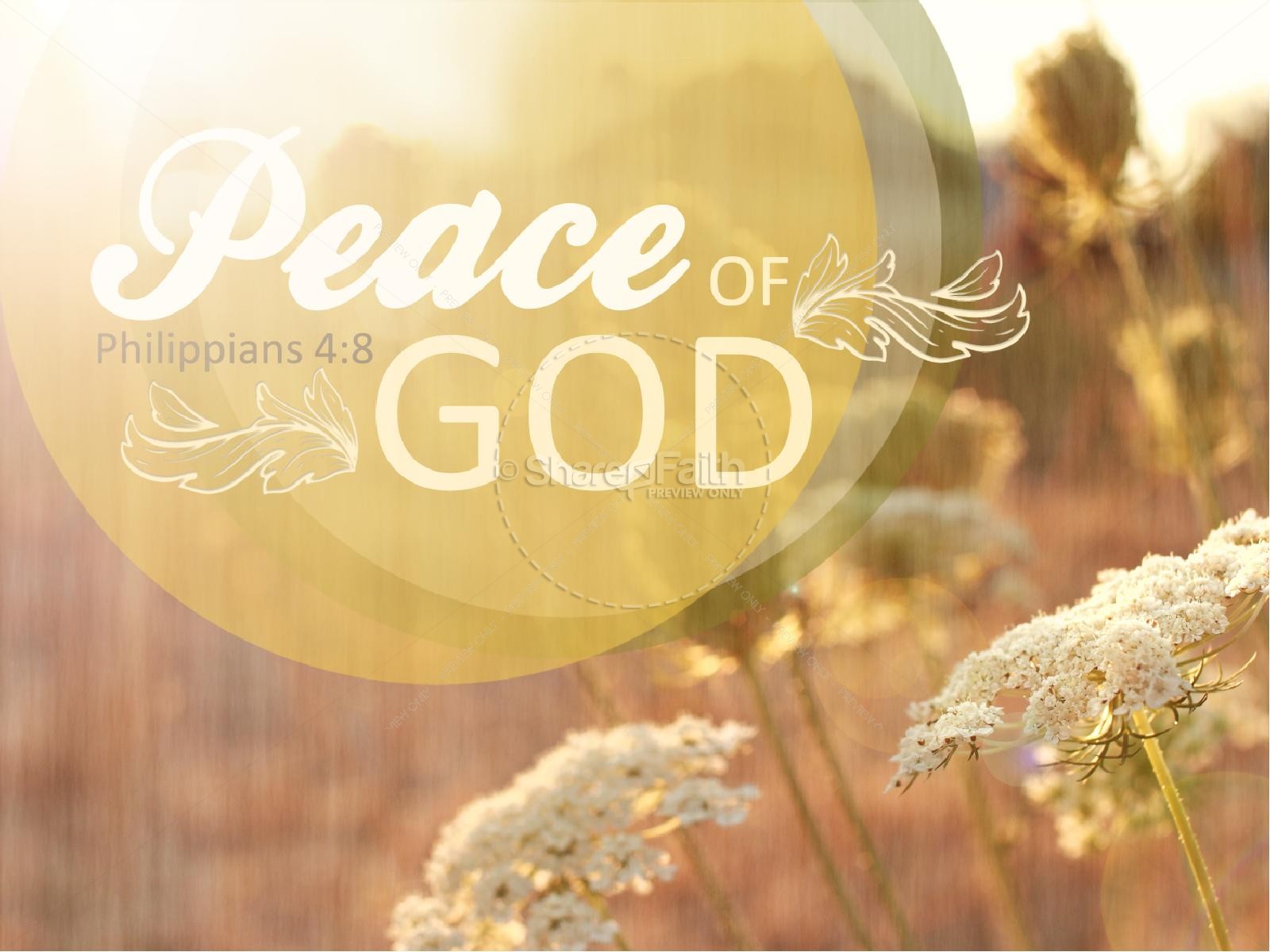 Peace of God PowerPoint Design