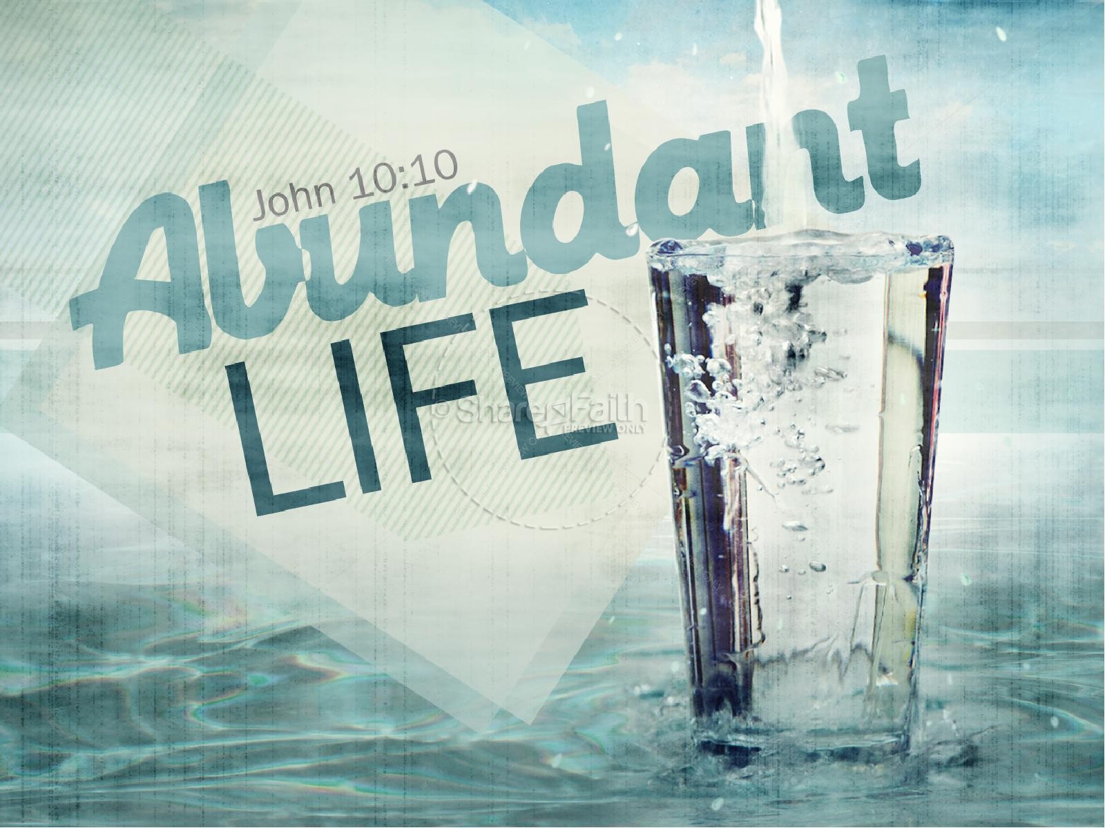 Abundant Life PowerPoint Sermon Thumbnail 1