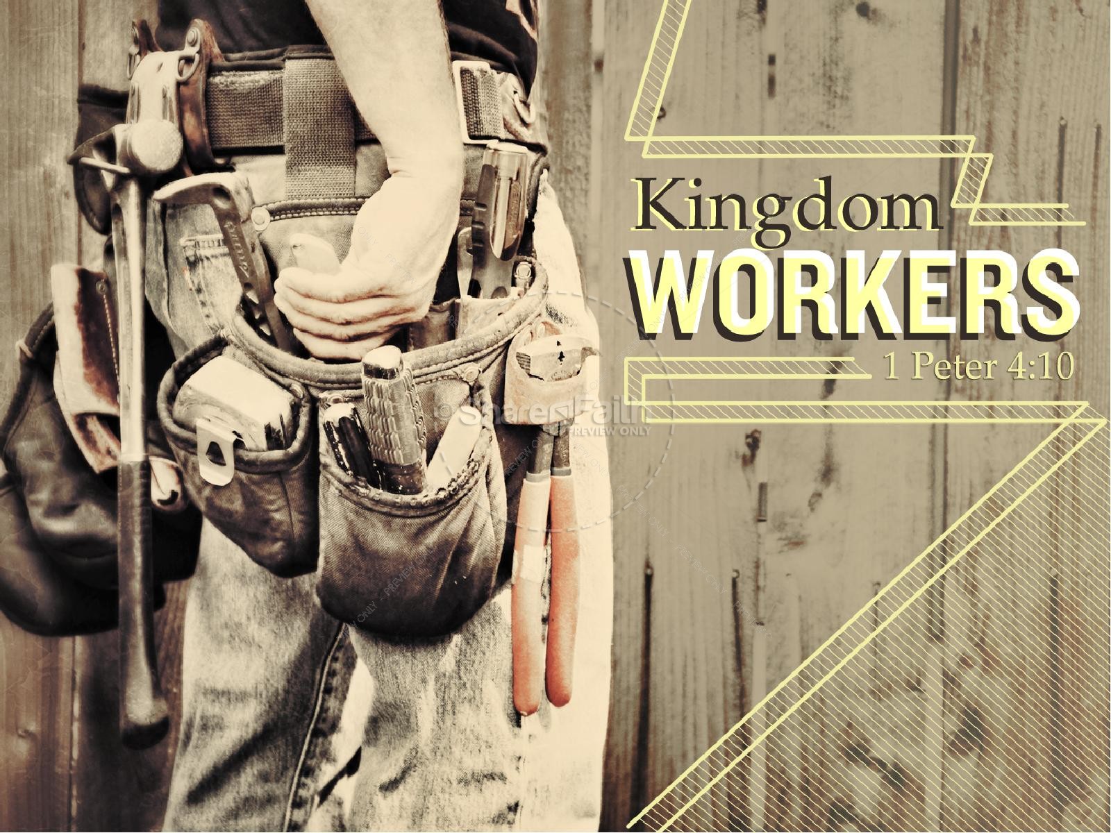 Kingdom Workers PowerPoint Sermon Thumbnail 1
