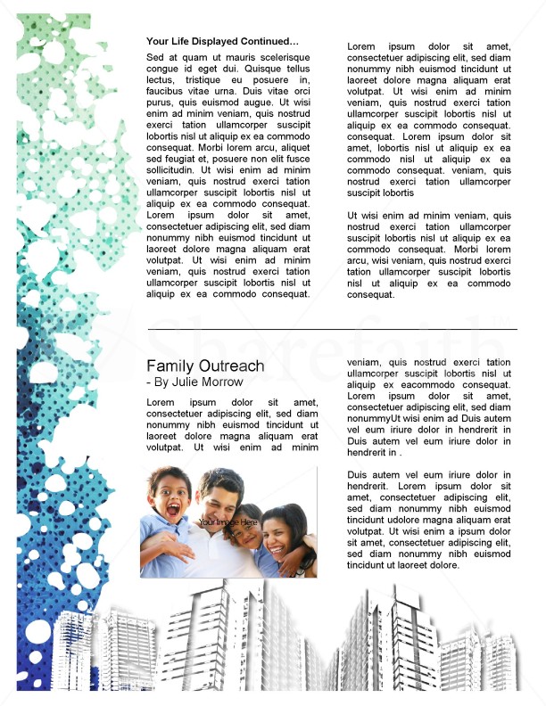 Community Church Newsletter Template | page 2