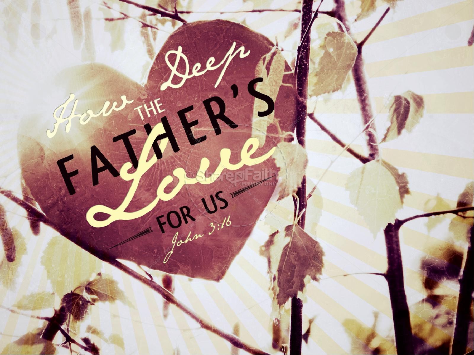 How Deep The Father's Love For Us PowerPoint Sermon | slide 1