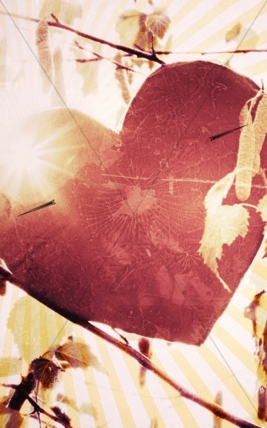Love Heart Bulletin Cover Template for Church Thumbnail Showcase