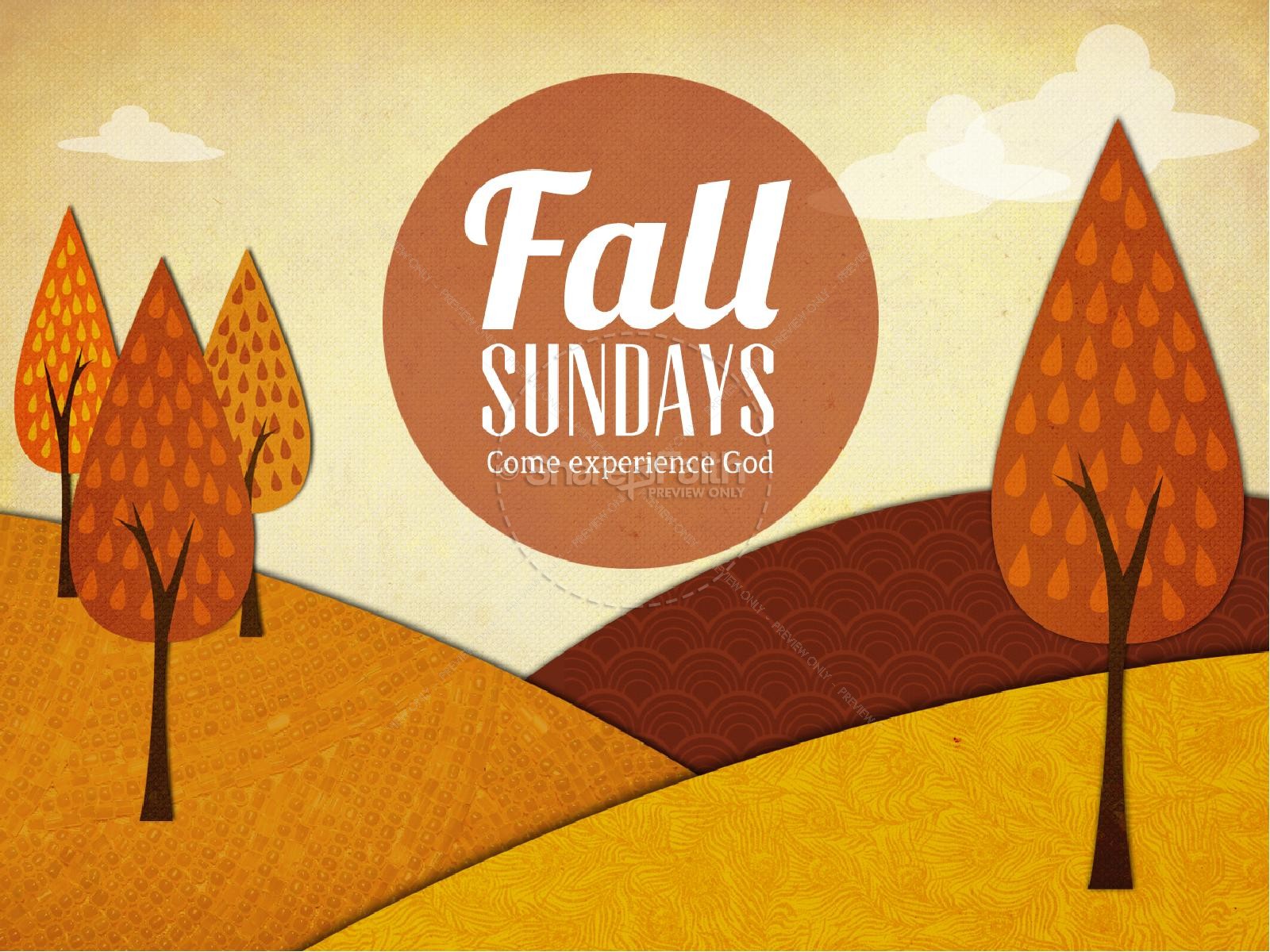 Fall Sundays Church PowerPoint Design