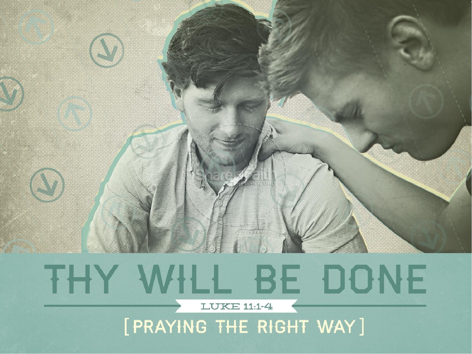 Thy Will Be Done PowerPoint Thumbnail 1