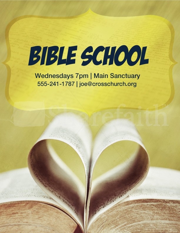Bible School Flyer Templates Thumbnail Showcase