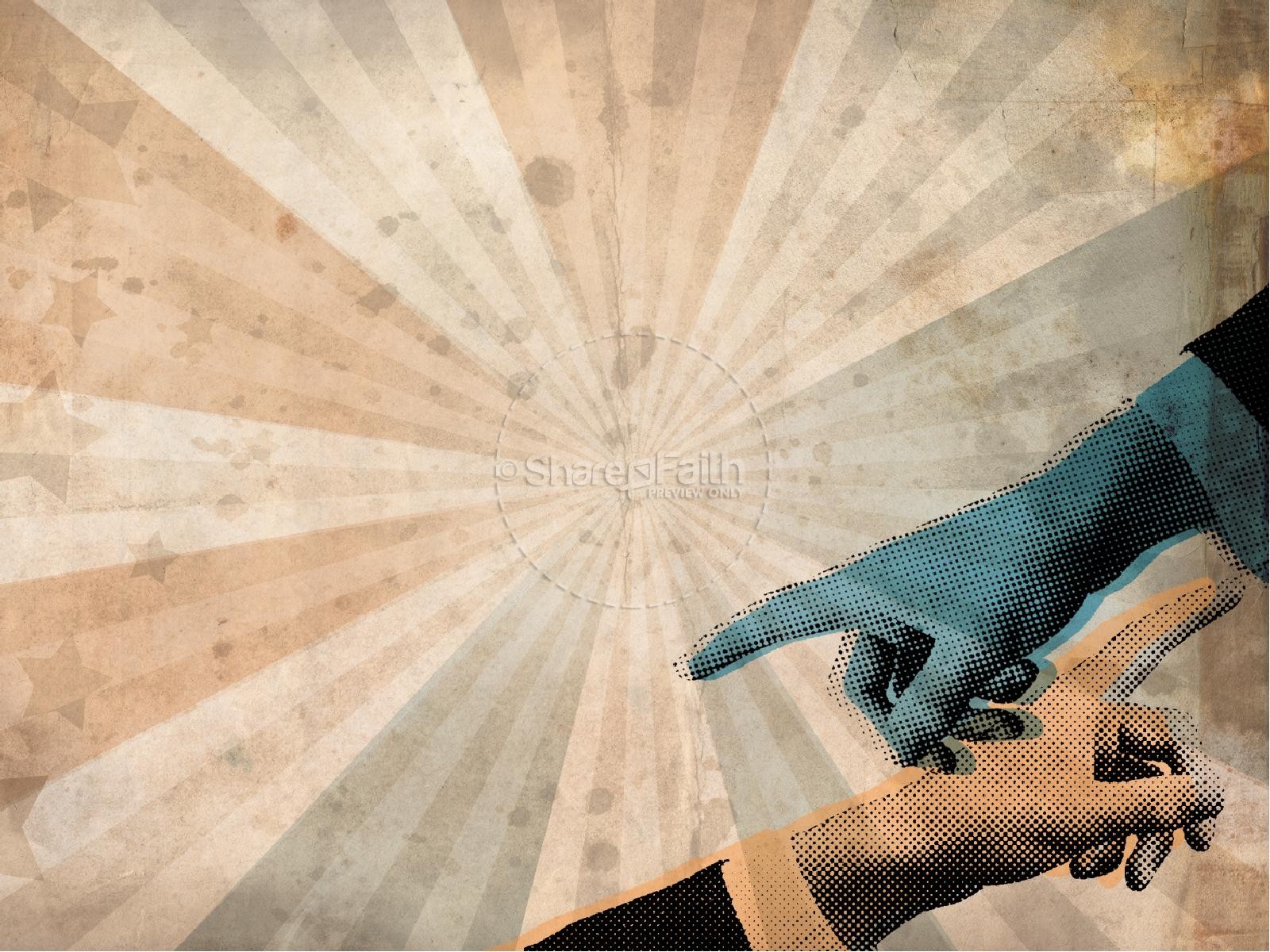 Pointing Fingers Church PowerPoint Template Thumbnail 8