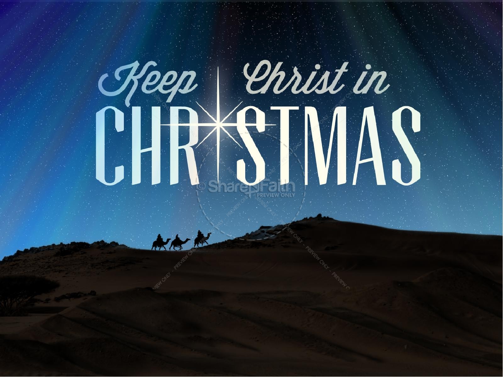 Keep Christ in Christmas PowerPoint Sermon