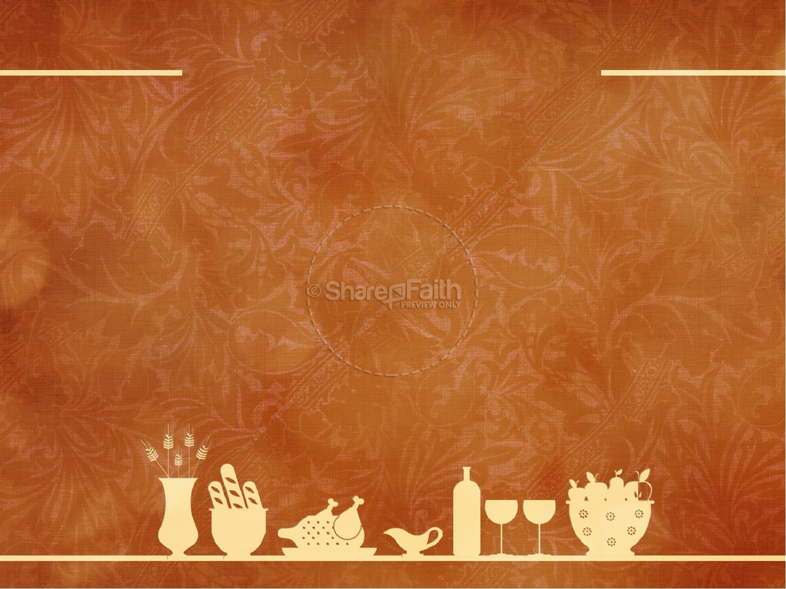 Happy Thanksgiving Event PowerPoint Template Thumbnail 7