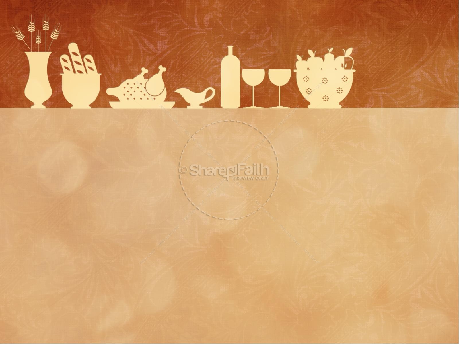 Happy Thanksgiving Event PowerPoint Template Thumbnail 8