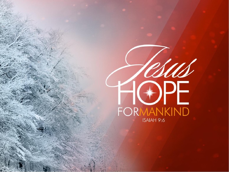 Jesus Hope For Mankind Christmas PowerPoint Sermon Template