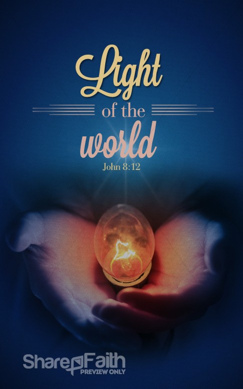 Light Of The World Christmas Bulletin Cover | Christmas Bulletins