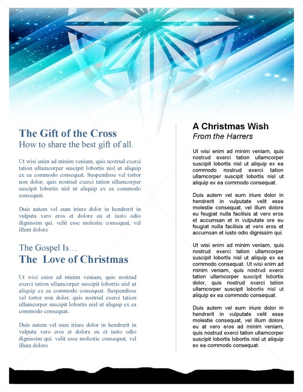 Christmas Messiah Newsletter Template | page 4