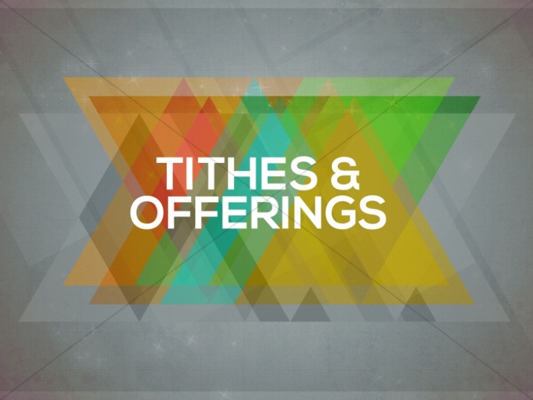Tithes and Offerings Church Service Slide Thumbnail Showcase