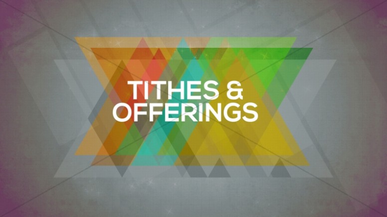 Tithes and Offerings Church Event Slide Thumbnail Showcase