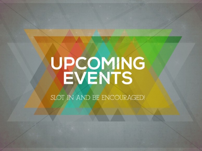 Upcoming Events Church Service Slide Thumbnail Showcase