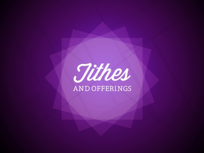Tithes and Offerings Church Services Stills Thumbnail Showcase