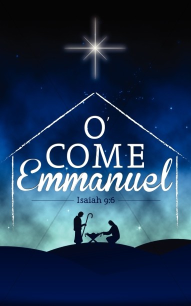 O Come Emmanuel Church Bulletin Thumbnail Showcase