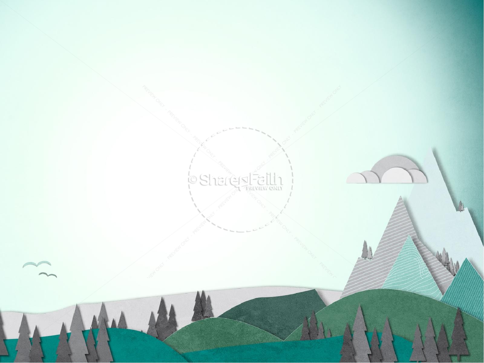 Happy New Year Mountains PowerPoint Template Thumbnail 8