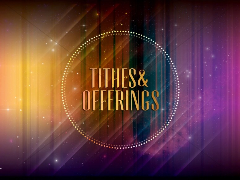 Tithes And Offering Background Tithes And Offerings Title Graphics