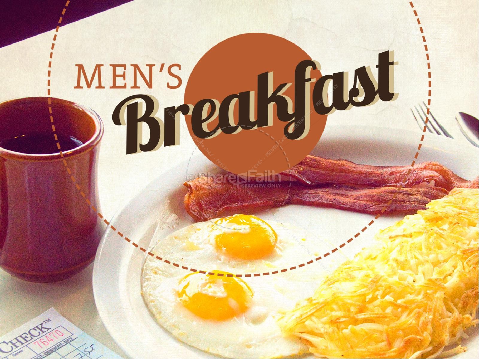 Men's Breakfast PowerPoint Template