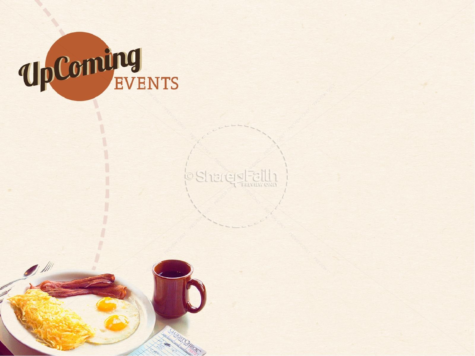 Men's Breakfast PowerPoint Template Thumbnail 4