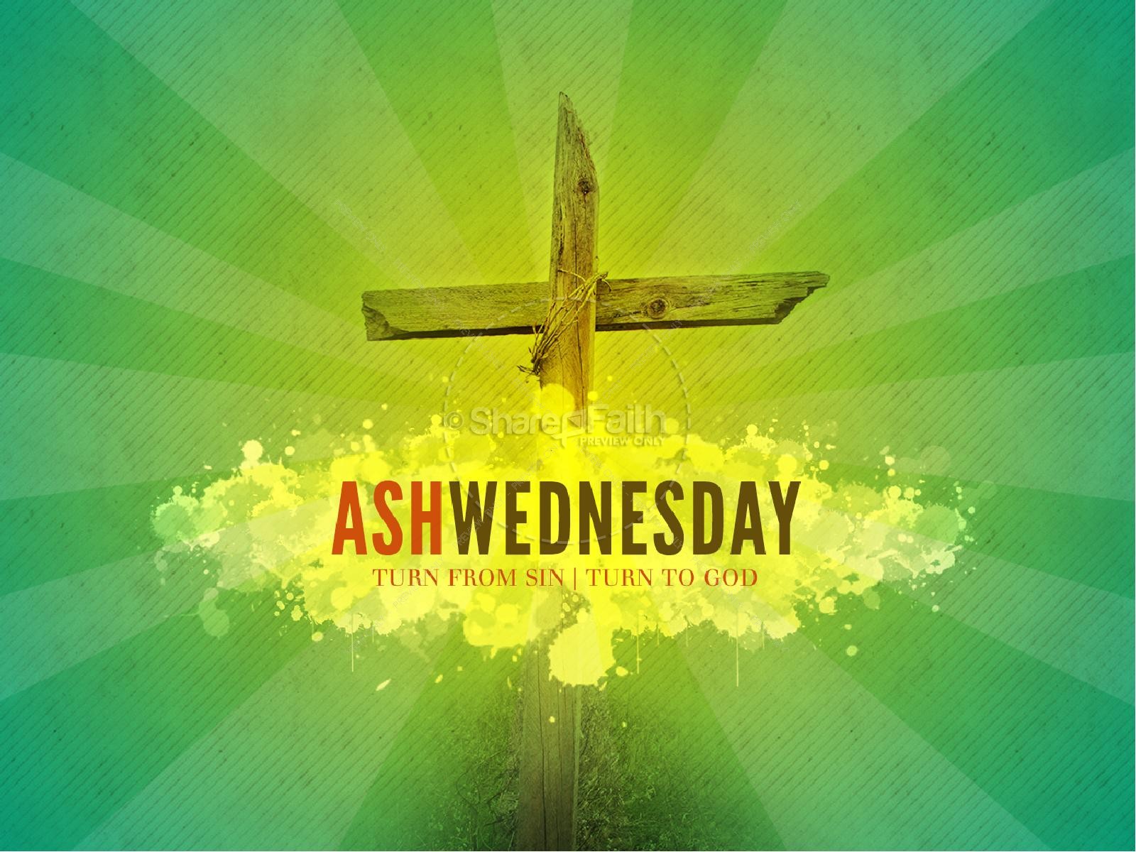 Ash Wednesday Church PowerPoint Sermon