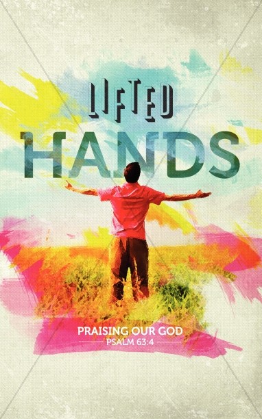 Lifted Hands Church Bulletin Thumbnail Showcase