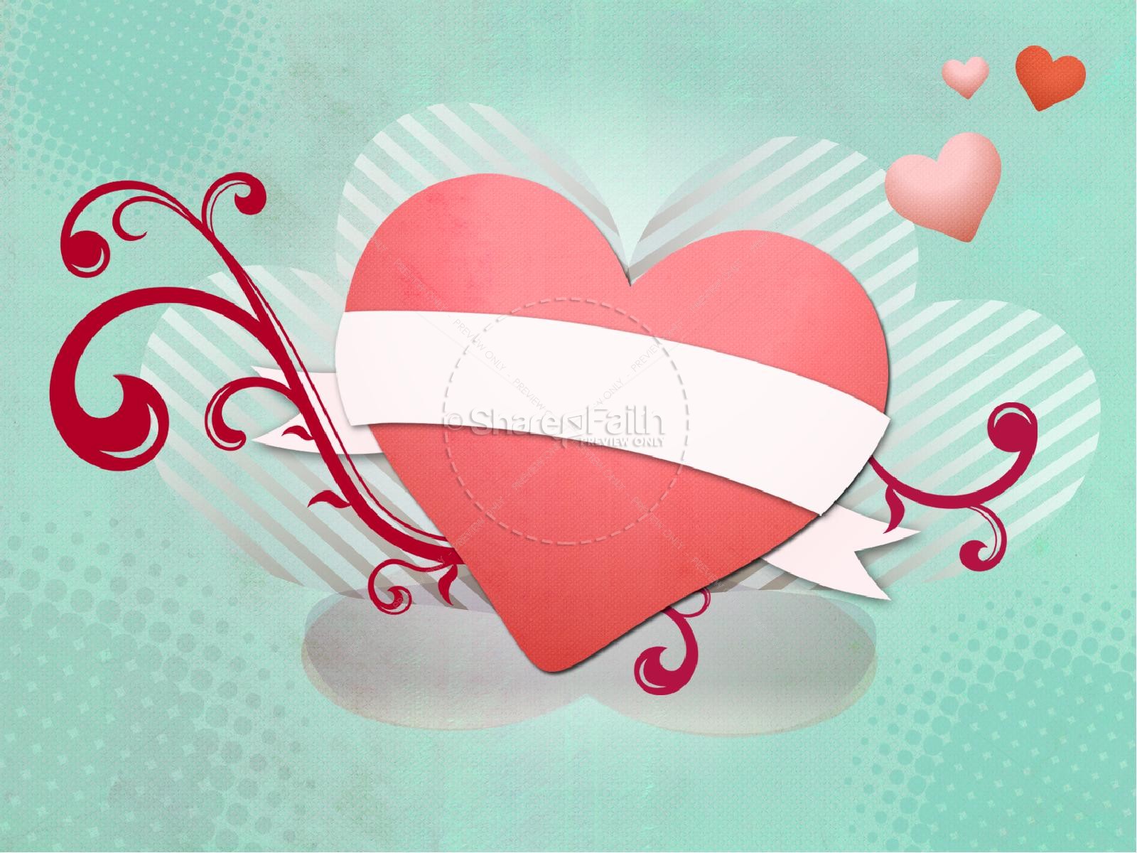 Happy Valentine's Day Heart Template Thumbnail 4