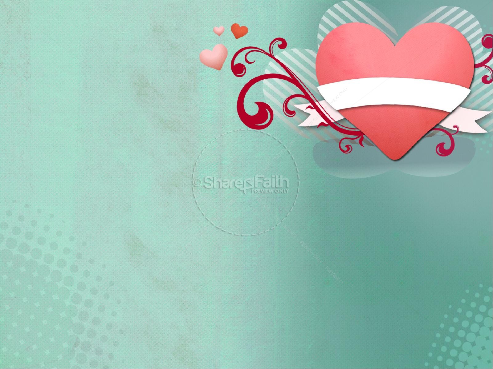 Happy Valentine's Day Heart Template Thumbnail 9