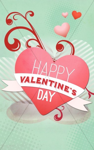 Happy Valentine's Day Church Bulletin  Thumbnail Showcase