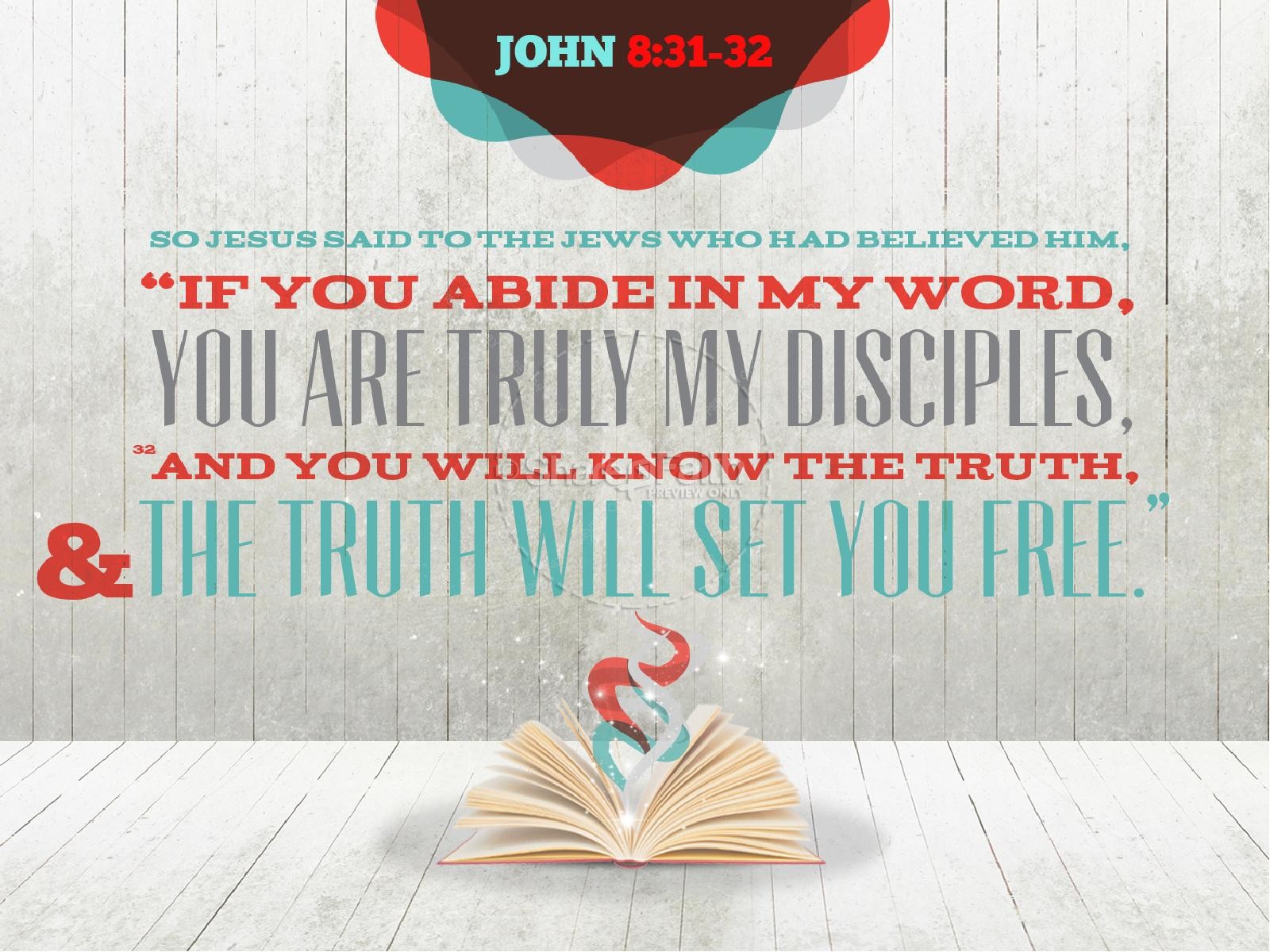 Gods Word Speaks Truth Bible Sermon PowerPoint Template Thumbnail 3