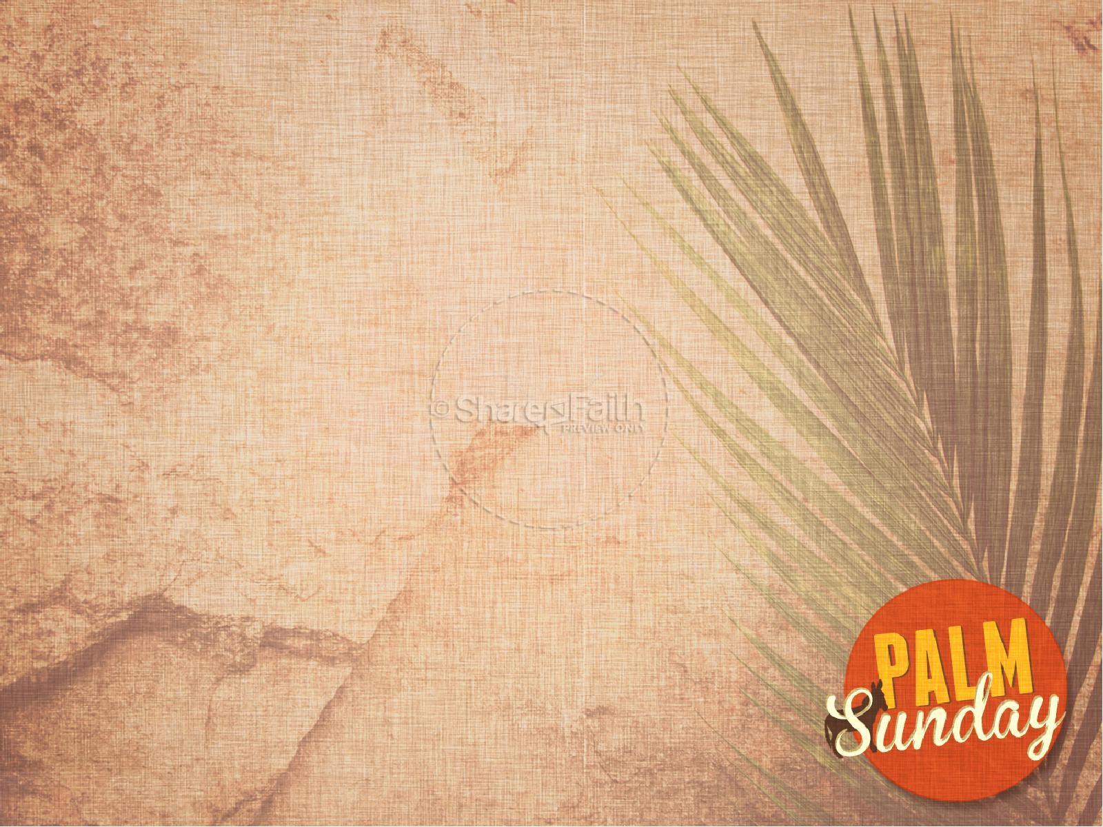 Palm Sunday Sermon PowerPoint Template Thumbnail 9