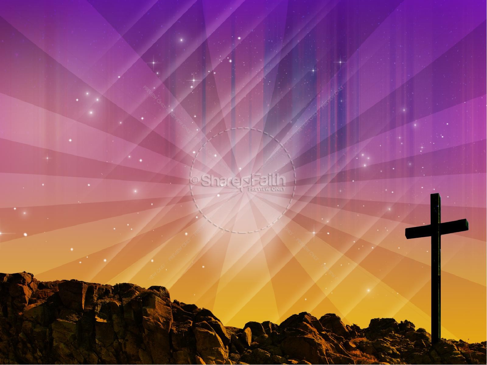 Easter Graphics The Power Of The Cross Sermon PowerPoints Thumbnail 8