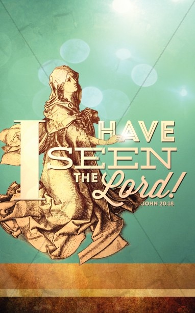 I have seen the Lord Easter Bulletin Cover for Church Thumbnail Showcase
