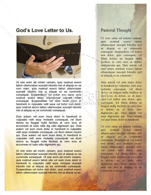 Easter Sunday Newsletter Template | page 4