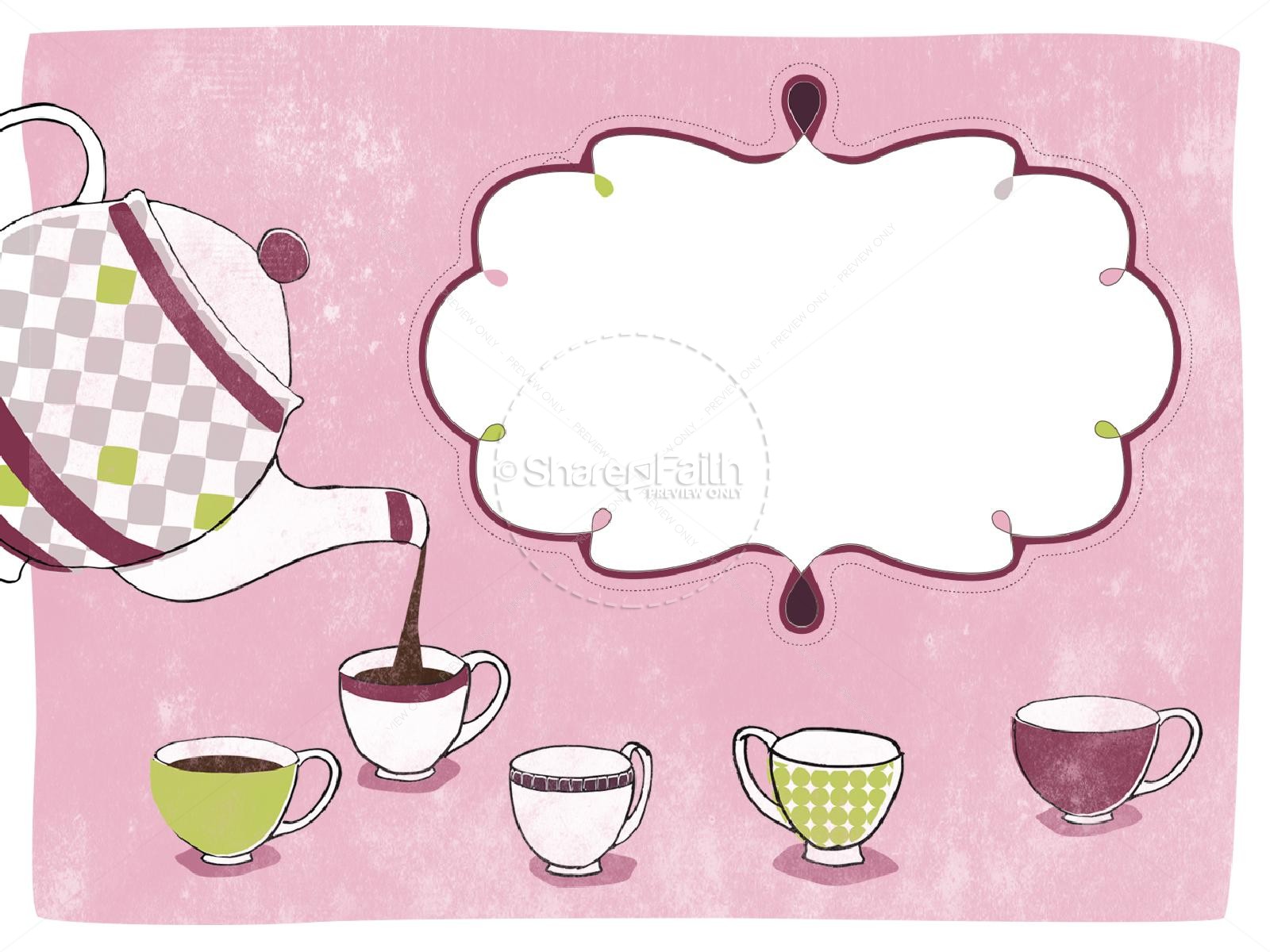 Mother's Day Tea Party PowerPoint Thumbnail 4