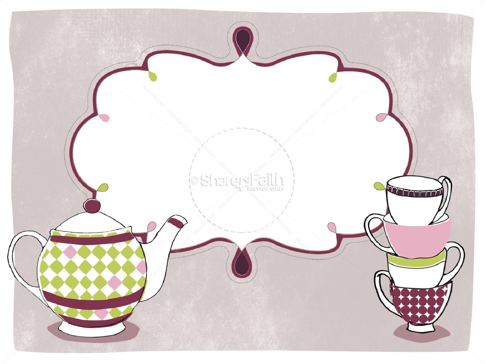 Mother's Day Tea Party PowerPoint Thumbnail 8