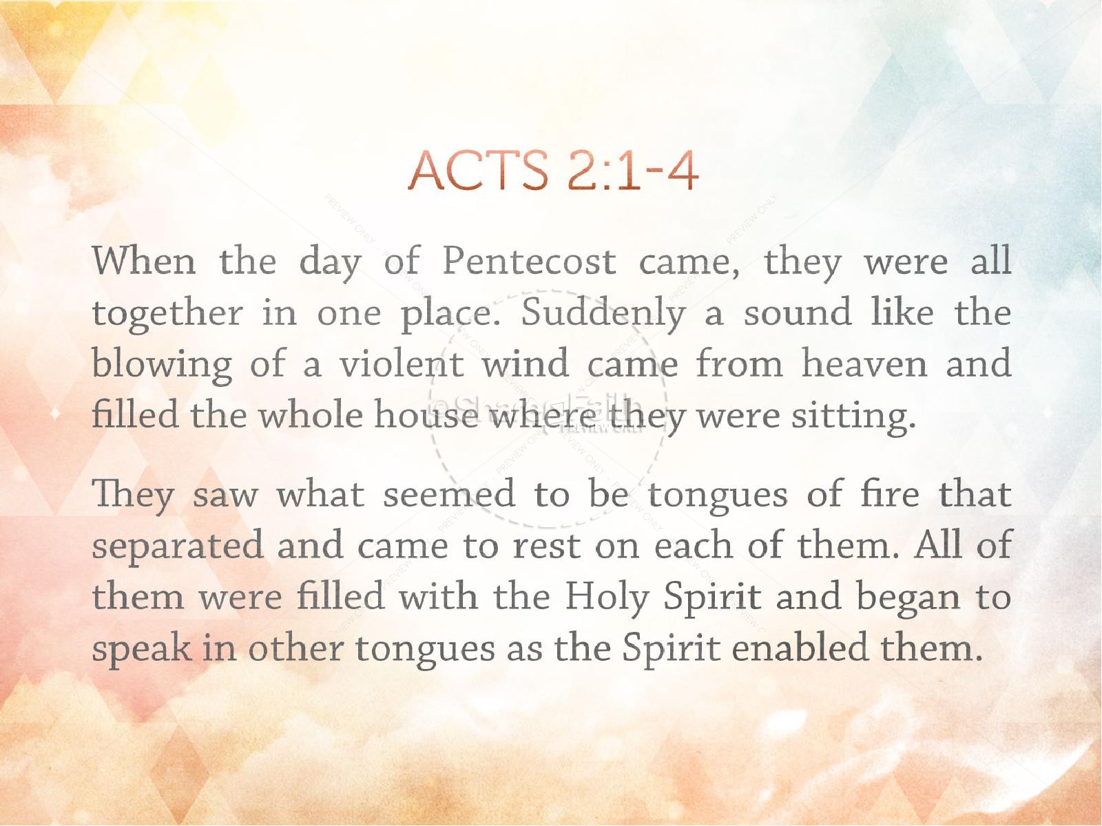 Pentecost PowerPoint Sermon Thumbnail 4