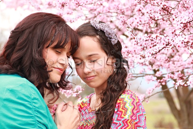 Hispanic Mother and Daughter Christian Stock Photo | Top Christian ...