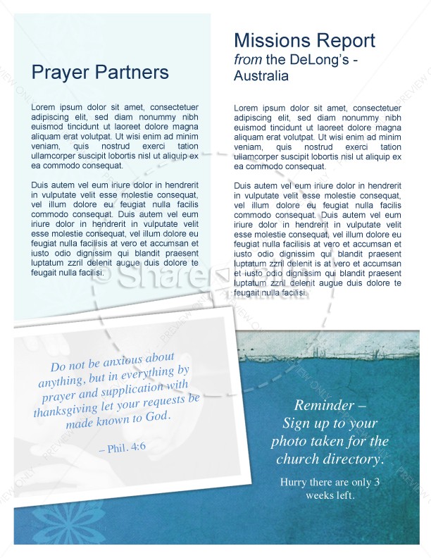 Church Newsletter Template Designs | page 4