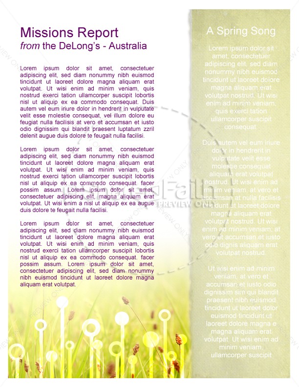 Summer Newsletter Template for Church | page 4