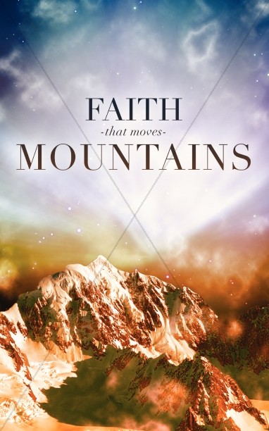 Faith That Moves Mountains Church Program Cover Thumbnail Showcase