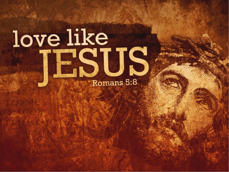 Romans 5:8 Love Like Jesus Sermon PowerPoint for Church 